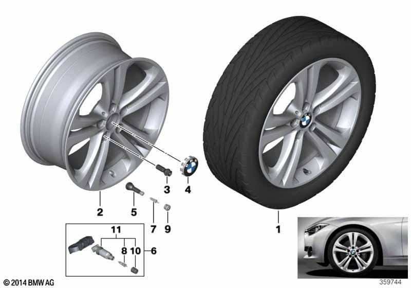 BMW LM Rad Doppelspeiche 401 - 19"