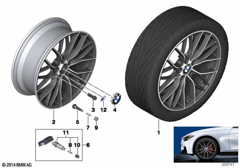 BMW LM Rad M Doppelspeiche 405-20""