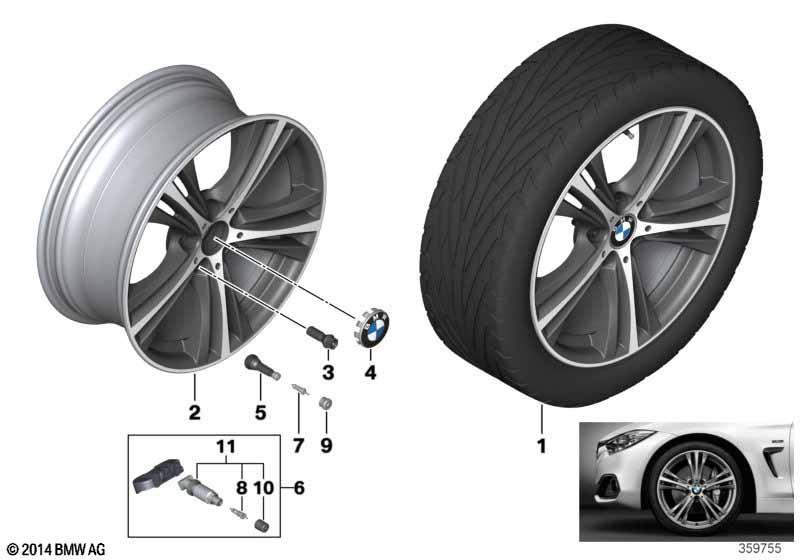 BMW LM Rad Sternspeiche 407 - 19"