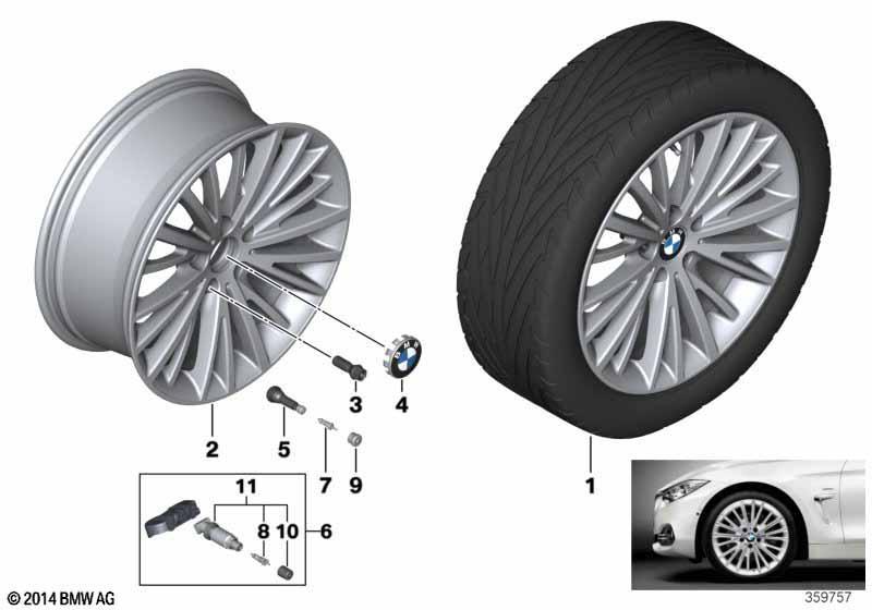 BMW LM Rad Vielspeiche 399 - 19"