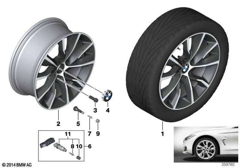 BMW LM Rad Turbinenstyling 402 - 19"