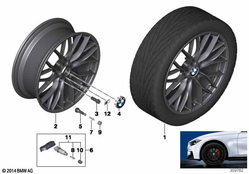 BMW LM Rad M Doppelspeiche 405-18""