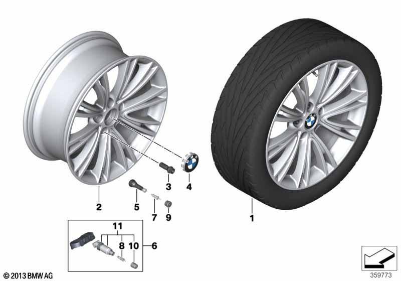 BMW LM Rad Individual V-Speiche 626