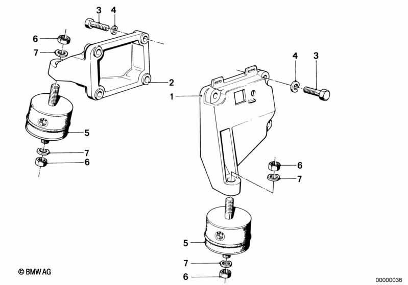 Motoraufhängung/Motordämpfer