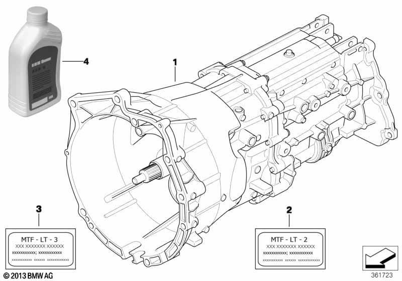 Schaltgetriebe GS6X37BZ/DZ - Allrad