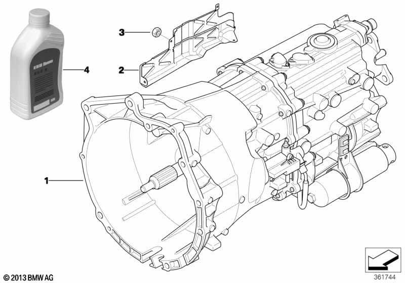 Schaltgetriebe GS6S37BZ (SMG)