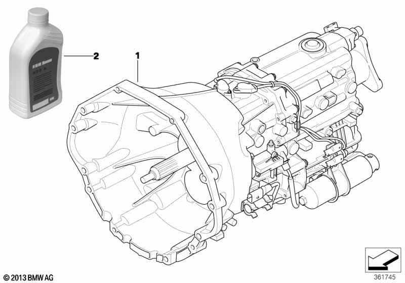 Schaltgetriebe GS6S53BZ (SMG)