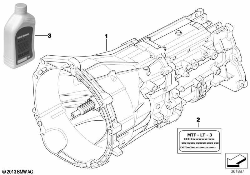 Schaltgetriebe GS6X37DZ - Allrad