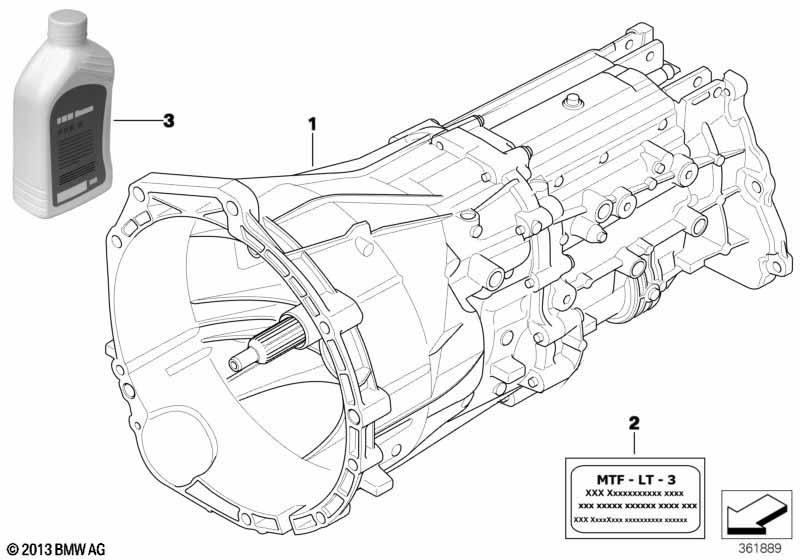 Schaltgetriebe GS6X53DZ - Allrad