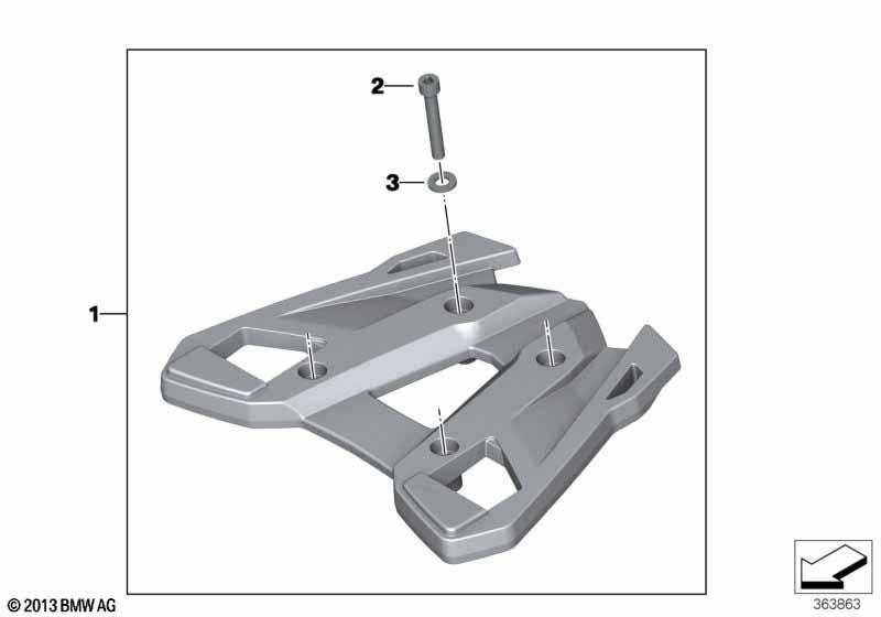 Gepäckbrücke Topcase