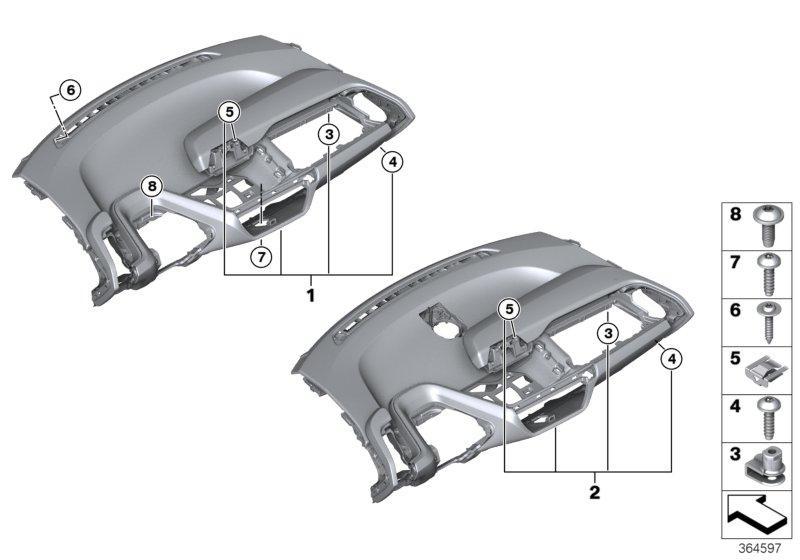 Verkleidung Instrumententafel