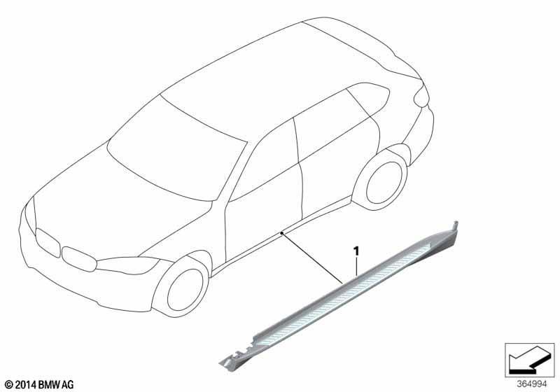 Nachrüstung Aluminium-Trittbrett