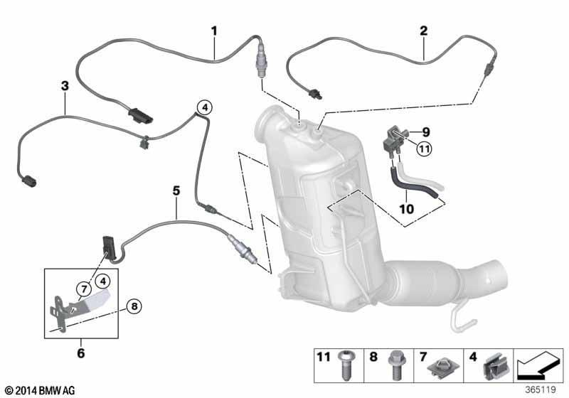 Dieselpartikelfiltersensorik/Anbauteile