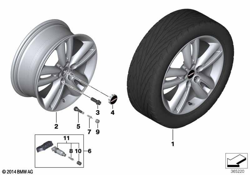 MINI LM Rad Track Spoke 562 - 17"