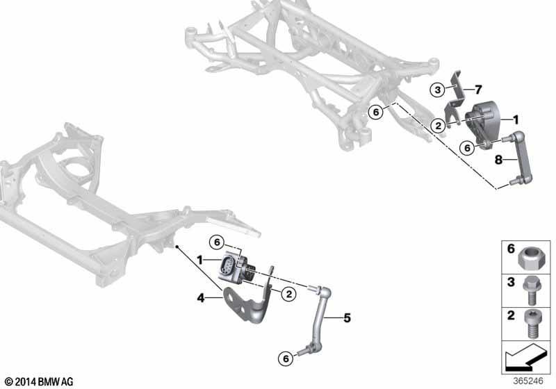 Sensor Leuchtweitenregulierung