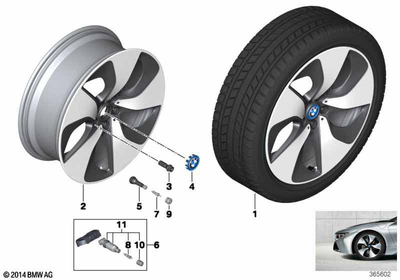 BMW i LM Rad Turbinenstyling 444 - 20"