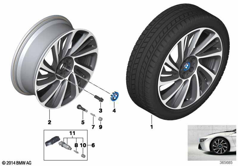 BMW i LM Rad Turbinenstyling 625 - 20"