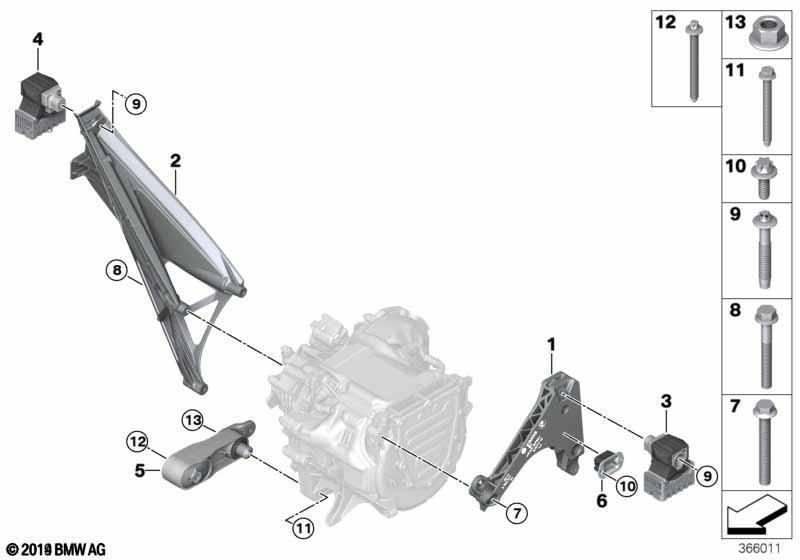 Motor- und Getriebeaufhängung