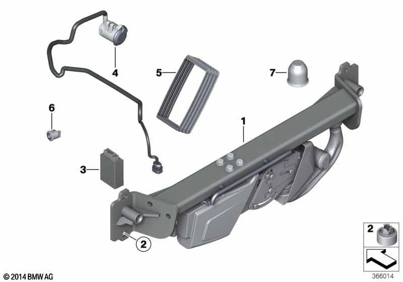 Anhängerkupplung elektrisch schwenkbar