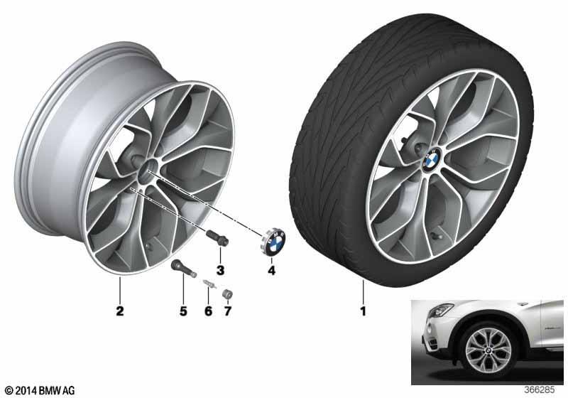 BMW LM Rad Y-Speiche 608-19""