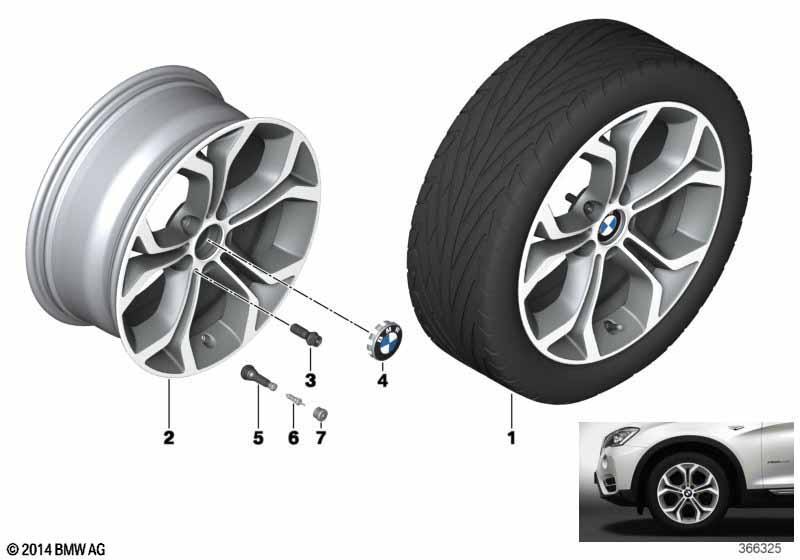 BMW LM Rad Y-Speiche 607-18""