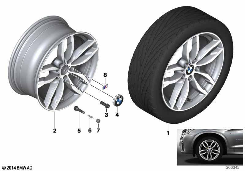 BMW LM Rad M Doppelspeiche 622 - 19"