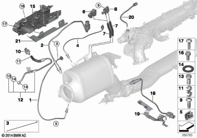 Dieselpartikelfiltersensorik/Anbauteile