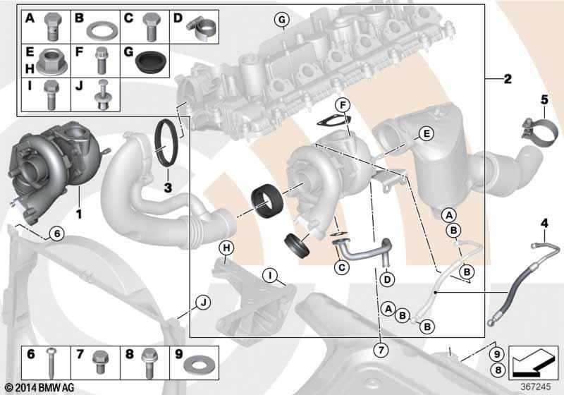 Abgasturbolader und Anbausatz Value Part