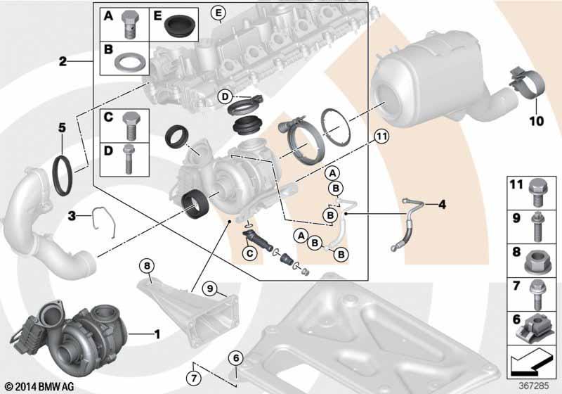 Abgasturbolader und Anbausatz Value Part