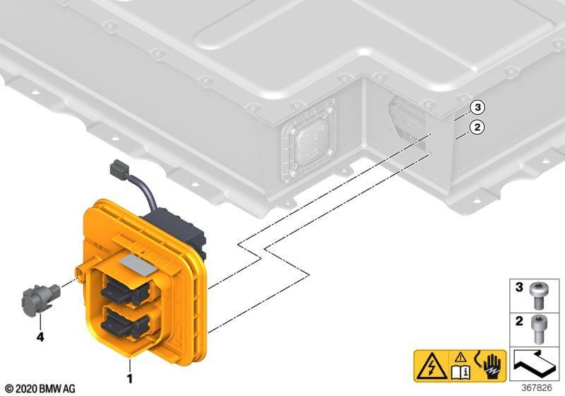 Hochvolt-Batterie Stecker