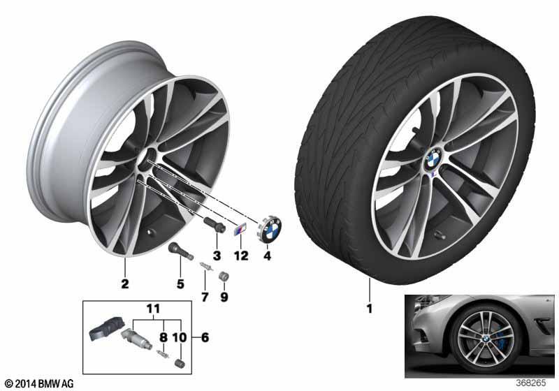 BMW LM Rad M Doppelspeiche 598M - 19"