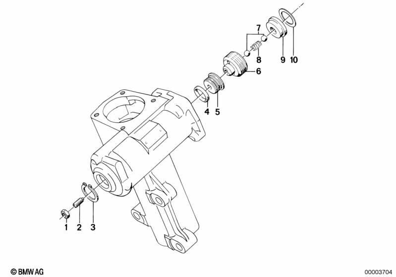 Hydrolenkgetriebe Einzelteile