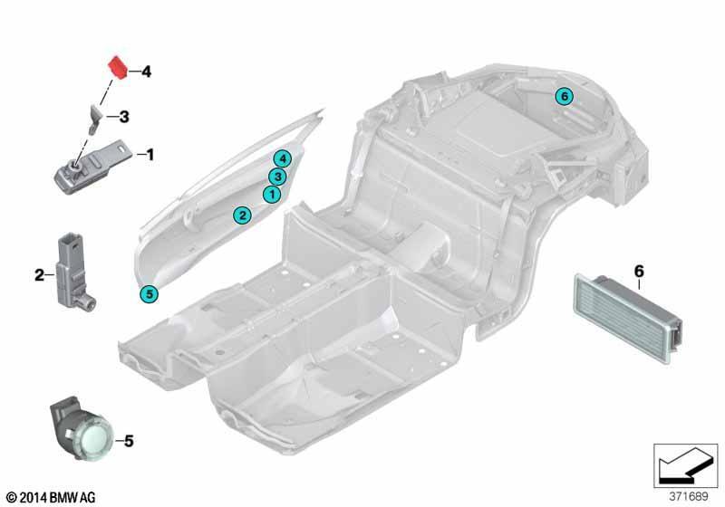 LED Innenleuchten Tür / Gepäckraum