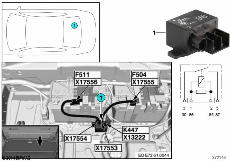 Relais Trennung 2. Batterie K447