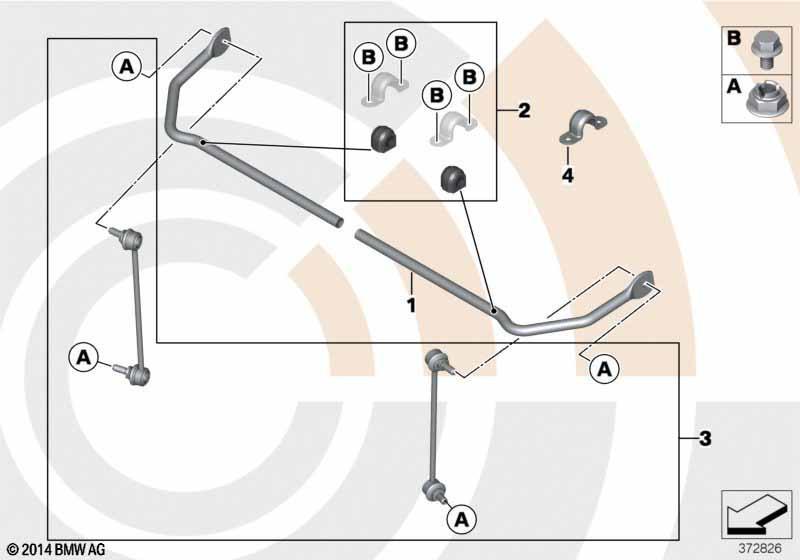 Reparatursätze Stabilisator hinten