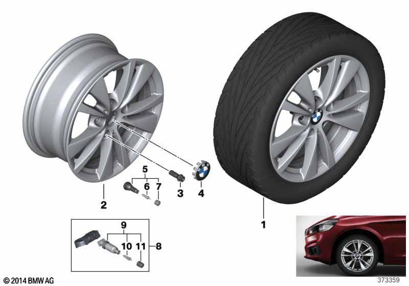 BMW LM Rad Doppelspeiche 476 - 16"