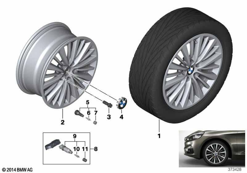 BMW LM Rad Vielspeiche 481 - 17"