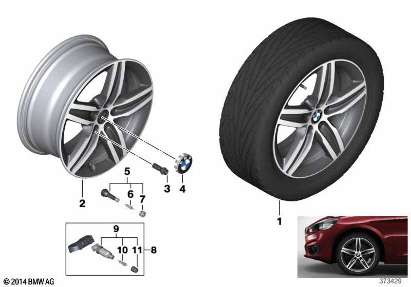 BMW LM Rad Sternspeiche 379 - 17"