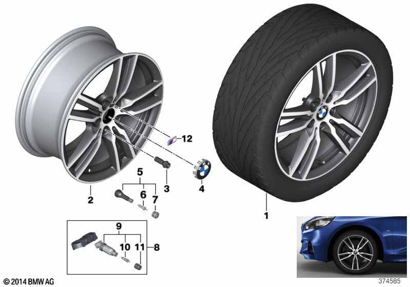 BMW LM Rad M Doppelspeiche 486M - 18"