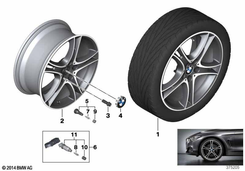 BMW LM Rad Doppelspeiche 361 - 18"