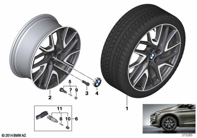 BMW LA wheel, turbine styling 487 - 19""