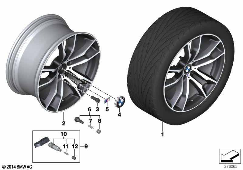 BMW LM Rad M Doppelspeiche 611 - 20"