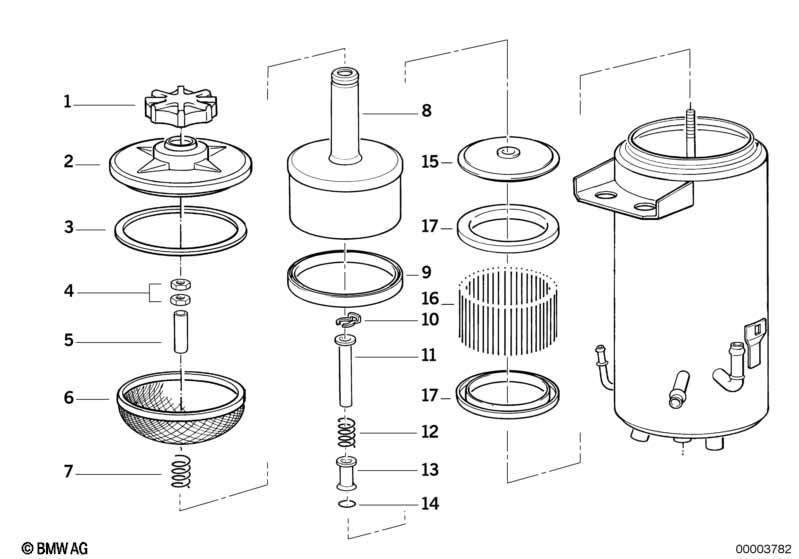 Ölbehälter ASC+T/Einzelteile