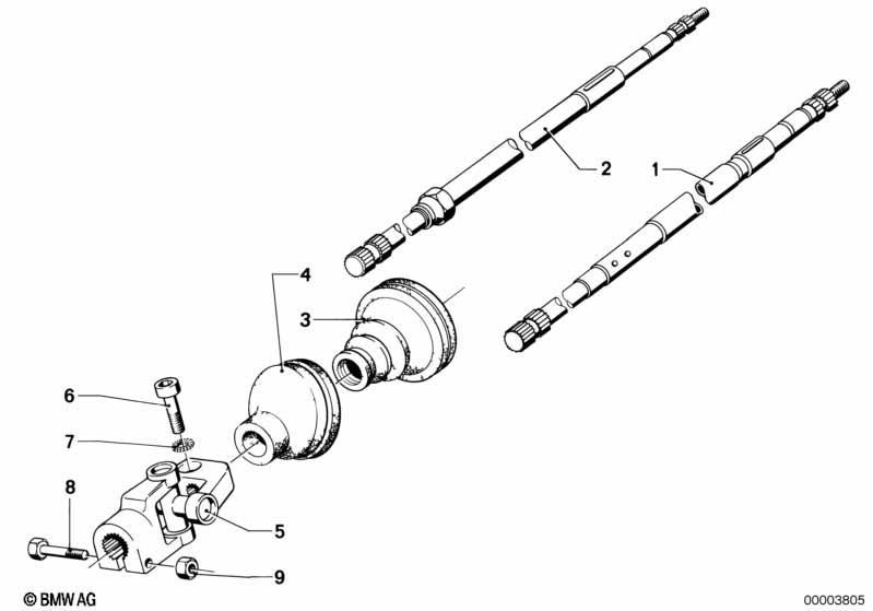 Lenksäule-Lenkspindel Hydrolenkung