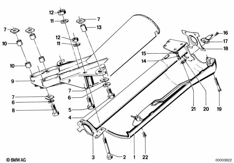 Lenksäule Mantelrohr/Verkleidung