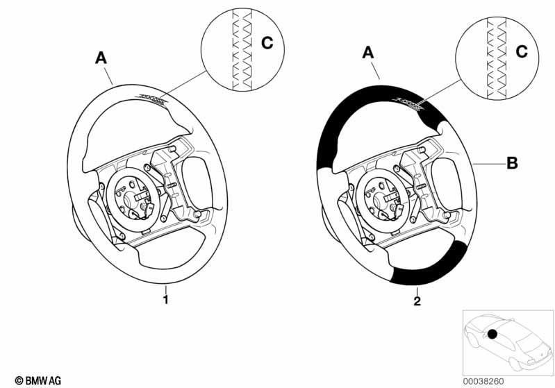 Inidvidual M Sportlenkrad Airbag SA 710