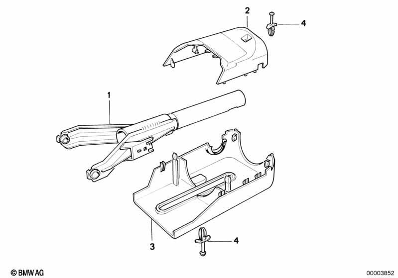 Lenksäule Mantelrohr/Verkleidung