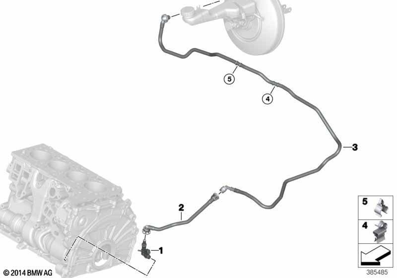 Unterdruckleitung Bremskraftverstärker