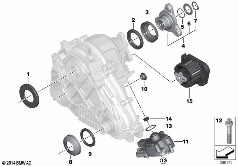 Verteilergetriebe Einzelteile ATC 45L