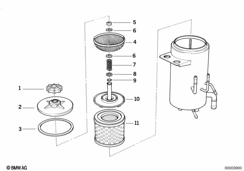 Ölbehälter ASC+T/Einzelteile